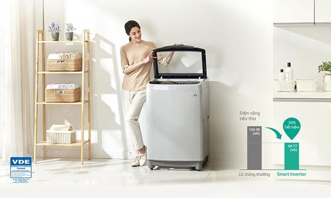 Máy giặt LG T2185VS2M inverter 8.5 kg giá rẻ - Thế Giới Máy Giặt