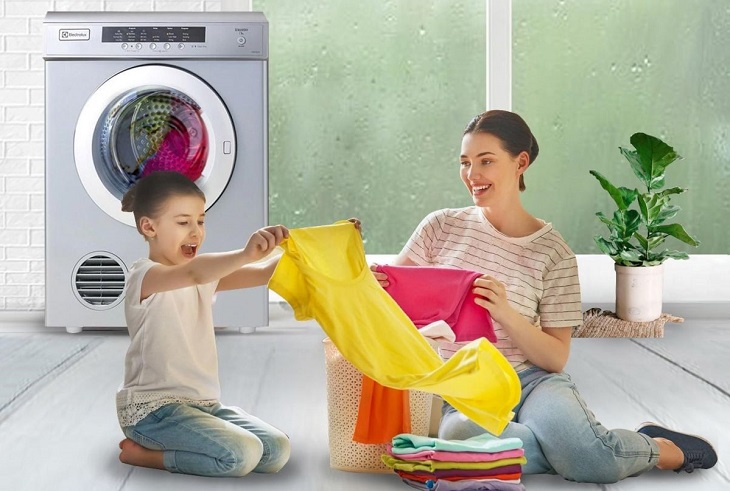5 lợi ích khi sử dụng máy sấy quần áo