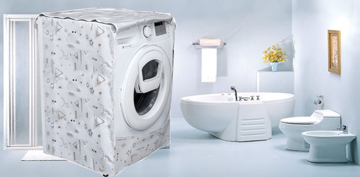 Những lưu ý khi đặt máy giặt trong phòng tắm