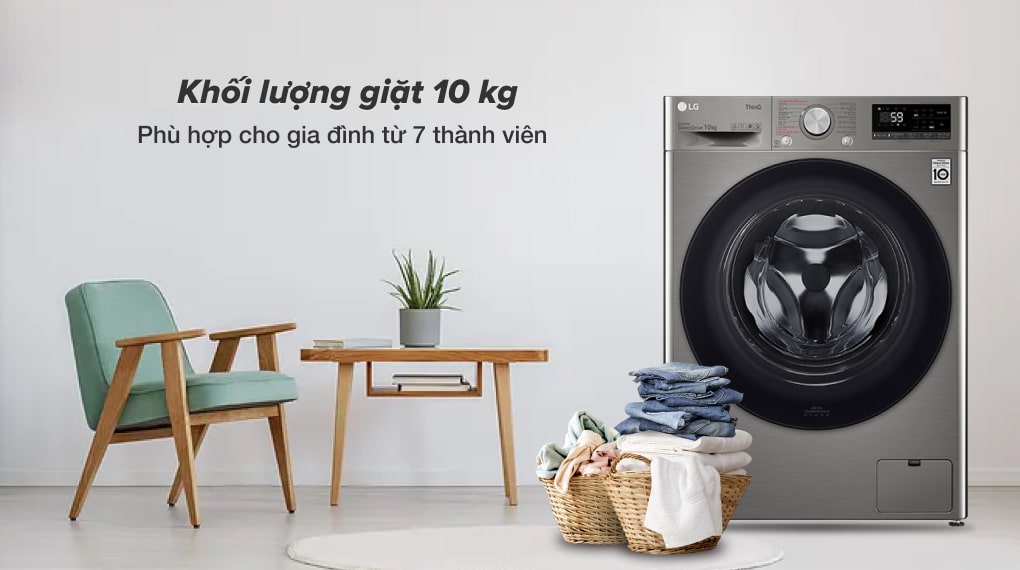 Máy giặt LG FV1410S4P 10 kg inverter