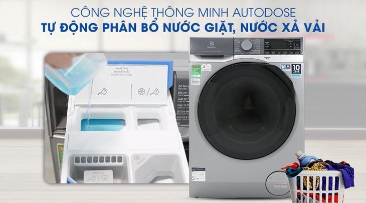 Máy giặt Electrolux EWF1141R9SB inverter 11 kg - Thế Giới Máy Giặt