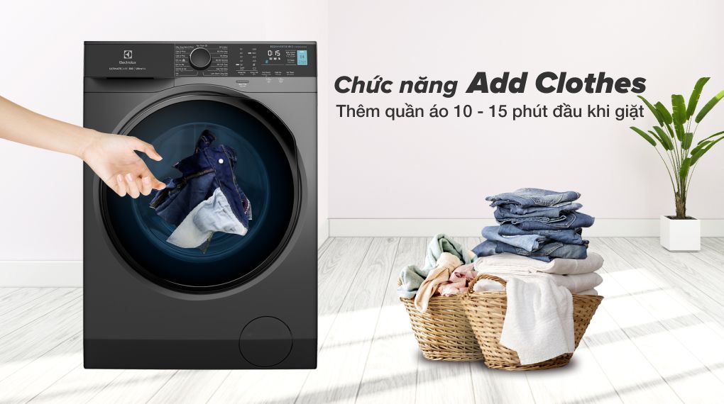 Máy giặt Electrolux EWF9024P5SB inverter 9 kg - Thế Giới Máy Giặt