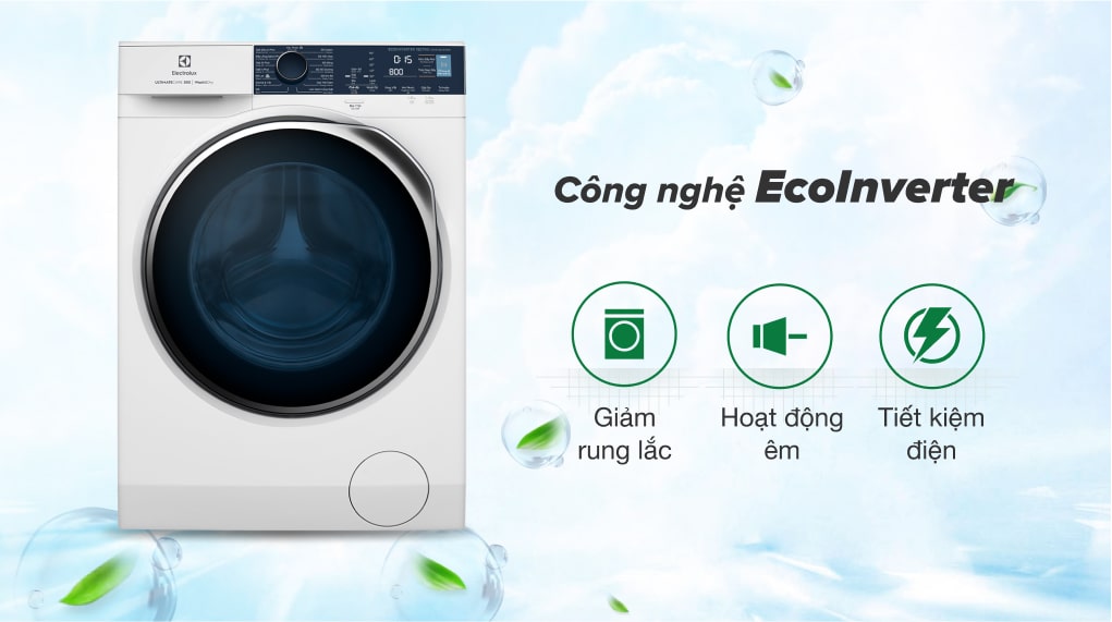 Máy giặt sấy Electrolux EWW1024P5WB inverter giặt 10 kg sấy 7 kg - Thế Giới Máy Giặt