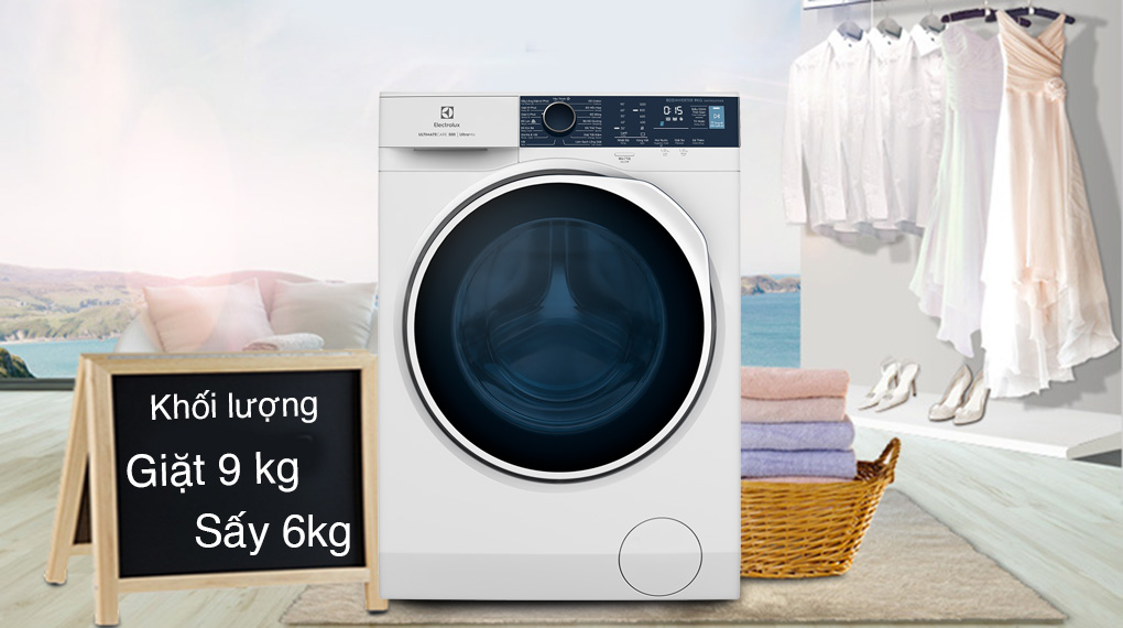 Máy giặt sấy Electrolux EWW9024P5WB inverter giặt 9 kg giặt 6 kg - Thế Giới Máy Giặt