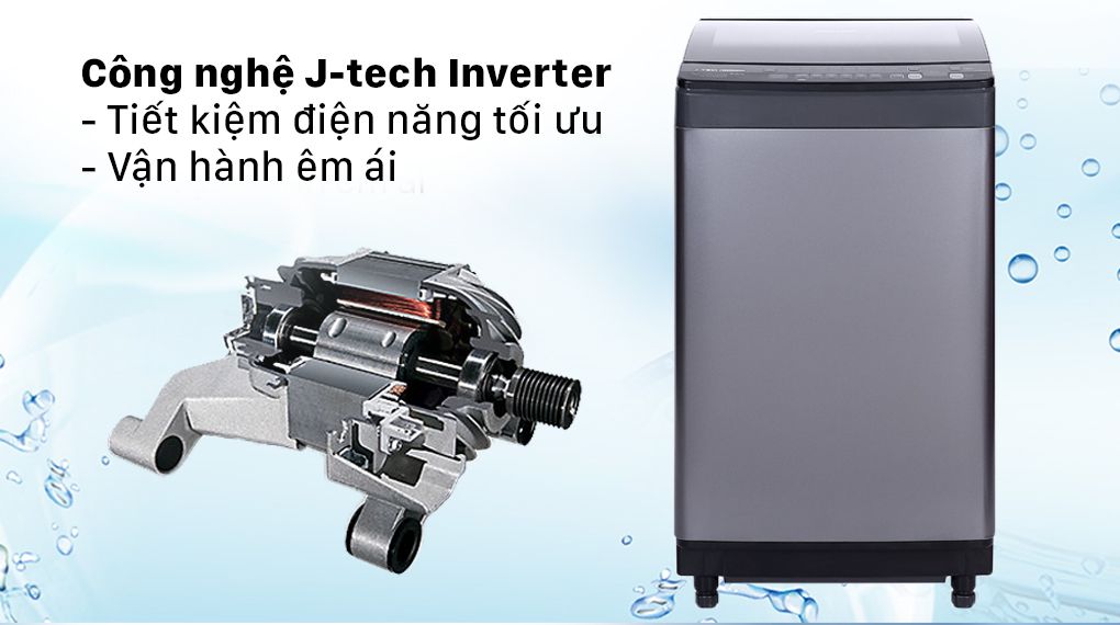 Máy giặt Sharp ES-X95HV-S inverter 9.5 Kg
