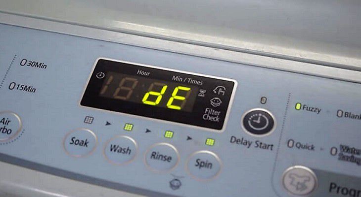 Nguyên Nhân Và Cách Khắc Phục Máy Giặt LG Báo Lỗi DE