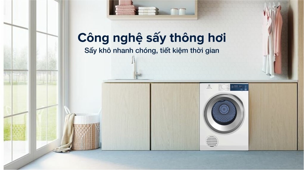 Mua Máy sấy quần áo Electrolux EDS854J3WB 8.5 kg giá rẻ