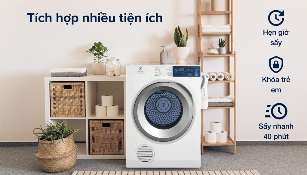 Mua Máy sấy quần áo Electrolux EDS854J3WB 8.5 kg giá rẻ