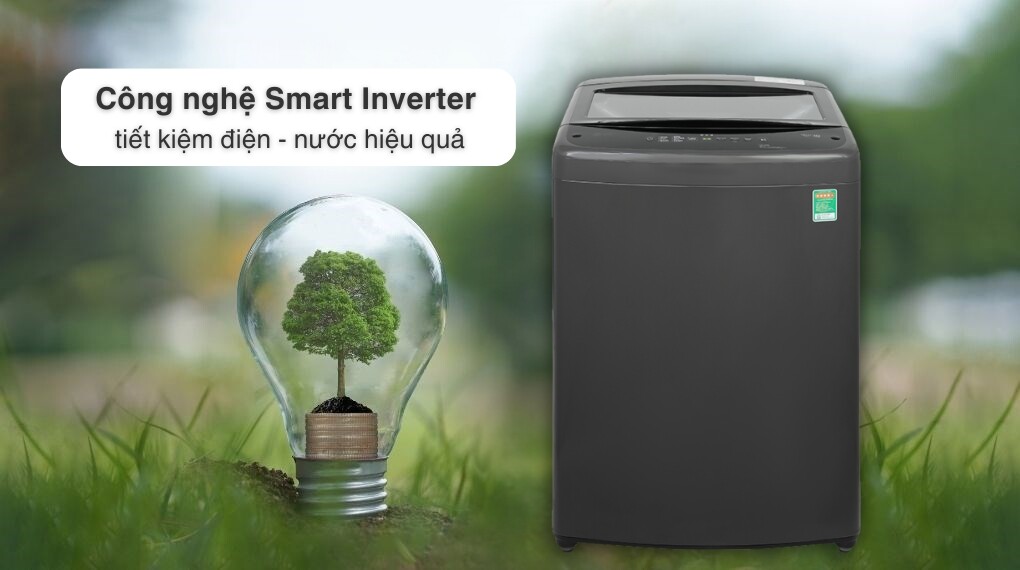 Máy giặt LG giá rẻ – Tiết kiệm điện năng với công nghệ Smart Inverter