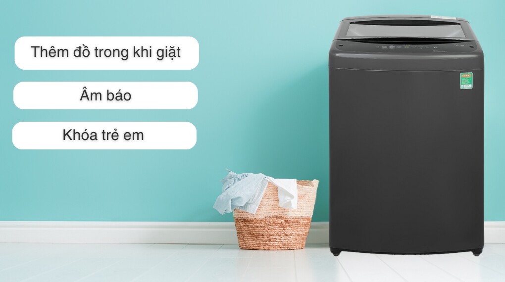Máy giặt LG T2514VBTB giá rẻ – Nhiều tiện ích thông minh, dễ sử dụng