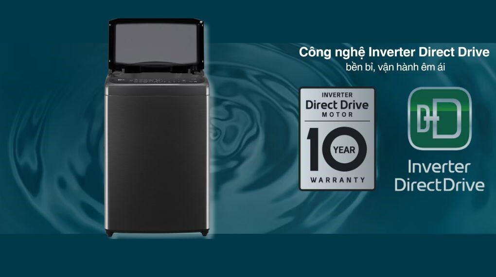 Máy giặt LG giá rẻ – Vận hành êm, tiết kiệm điện với công nghệ Inverter tiên tiến