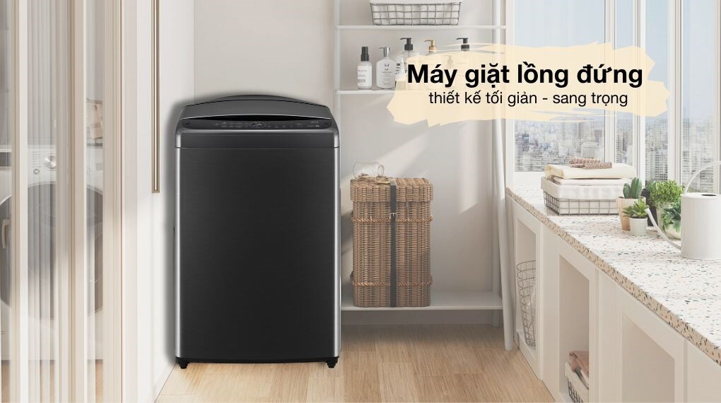 Máy giặt LG TV2519SV7J inverter 19 kg – Thiết kế sang trọng, bền bỉ theo thời gian
