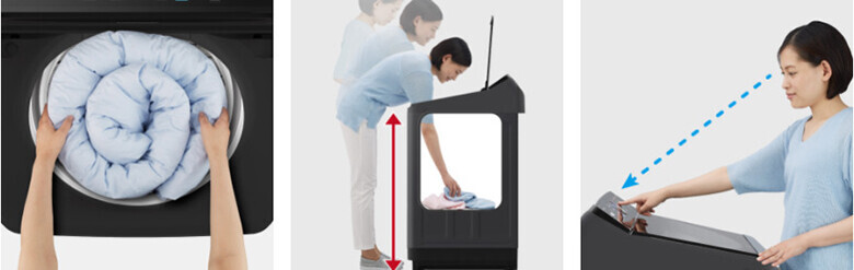 Máy giặt Panasonic – Bảng điều khiển nghiêng tiện lợi, bền bỉ theo thời gian