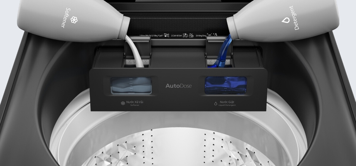 Máy giặt Panasonic NA-FD115W3BV – Tự động phân bổ nước giặt thông minh với Autodose