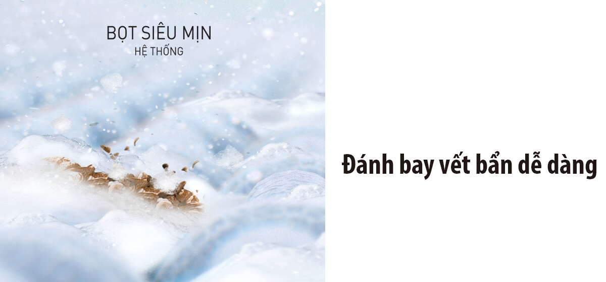Máy giặt Panasonic 10.5kg với công nghệ Active Foam giặt sạch vượt trội
