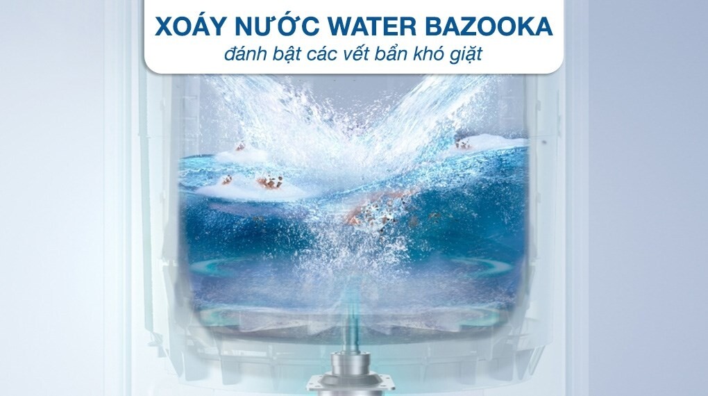 Máy giặt Panasonic – Giặt sạch vượt trội với công nghệ Water Bazooka