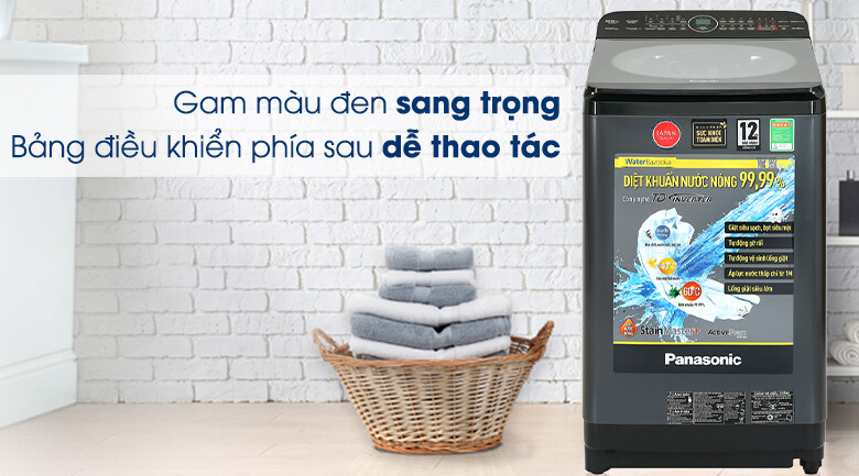 Máy giặt Panasonic NA-FD95V1BRV inverter 9.5kg – Thiết kế sang trọng, sử dụng tiện lợi