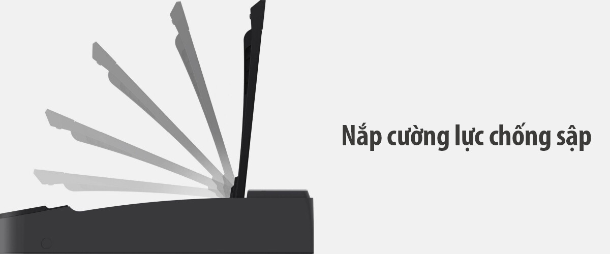 Máy Giặt Panasonic – Nắp kính cường lực êm ái, bền đẹp theo thời gian