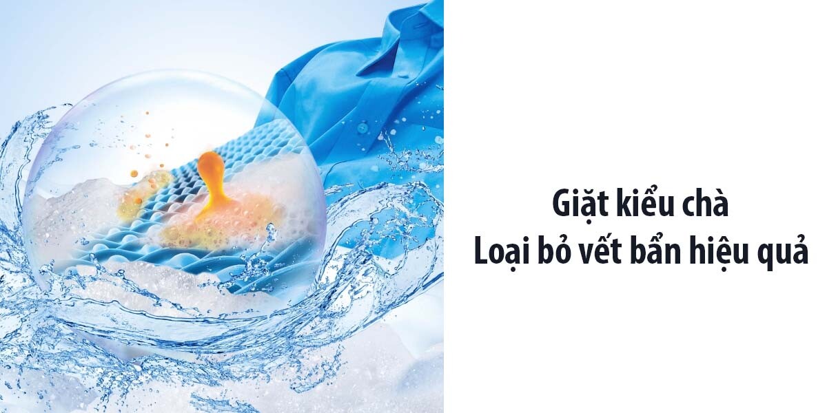 Máy Giặt Panasonic giá rẻ – Giặt sạch như chà tay, loại bỏ vết bẩn hiệu quả