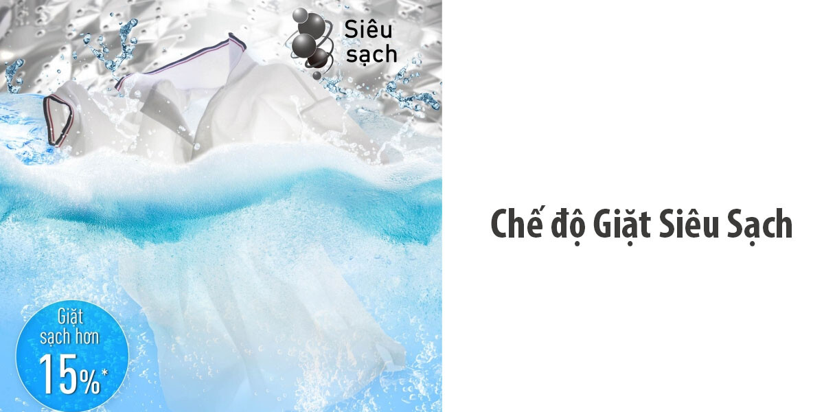 Máy Giặt Panasonic lồng đứng – Giặt siêu sạch, đánh bay vết bẩn cứng đầu