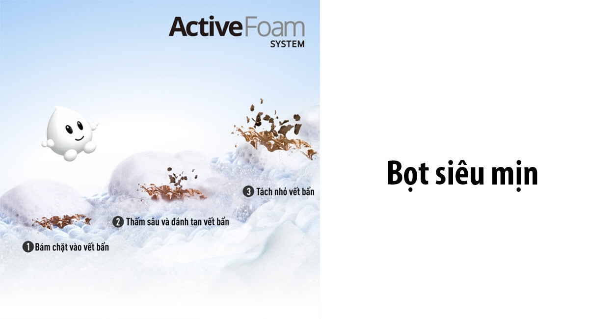 Máy Giặt Panasonic NA-F90S10BRV giá rẻ – Sạch sâu vượt trội với công nghệ ActiveFoam