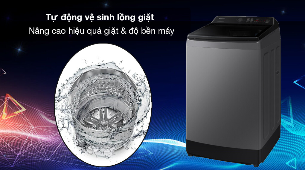 Máy giặt Samsung giá rẻ – Giặt sạch tối ưu, bền bỉ lâu dài