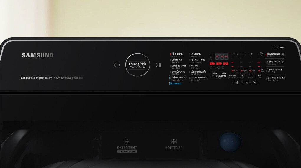 Máy giặt Samsung WA12CG5886BVSV inverter 12kg – Thiết kế hiện đại, bền bỉ vượt trội