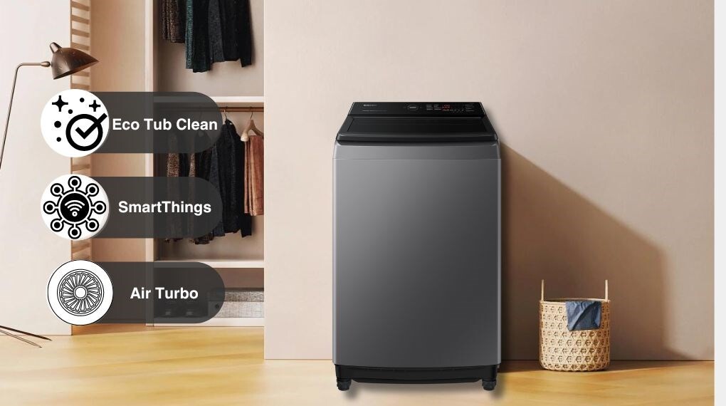 Máy giặt Samsung giá rẻ với nhiều tiện ích thông minh cho gia đình hiện đại