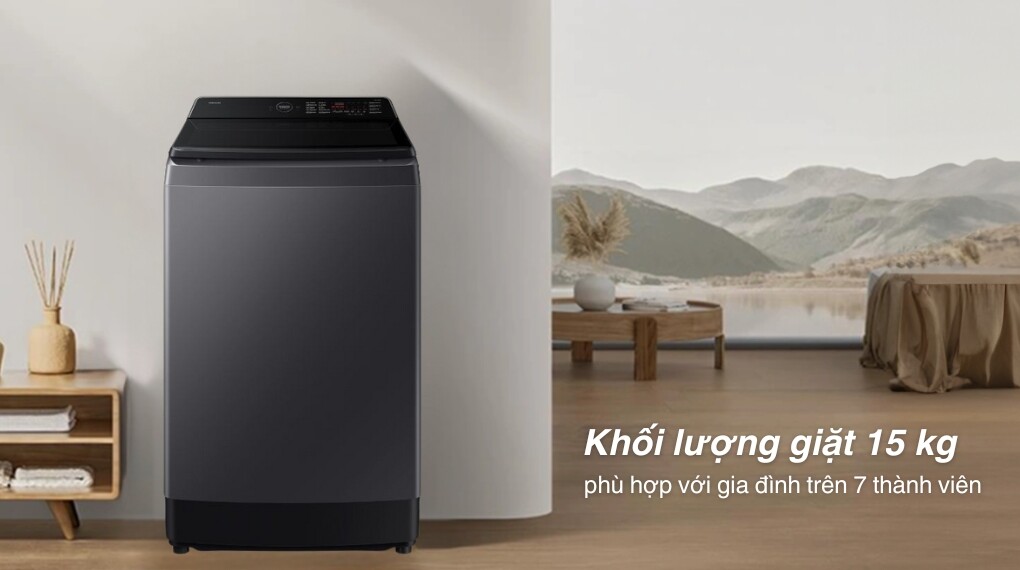 Máy giặt Samsung WA80F15B6BSV - Đáp ứng mọi nhu cầu giặt giũ gia đình