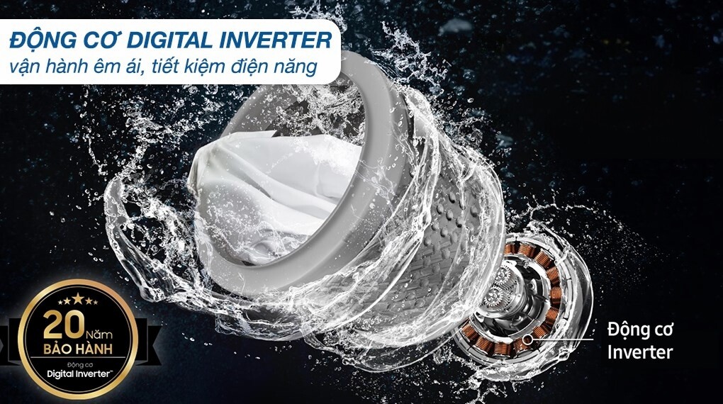 Máy giặt Samsung giá rẻ – Vận hành êm ái, tiết kiệm điện tối ưu