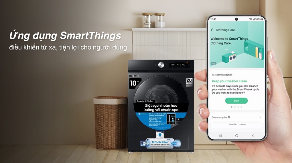Máy giặt Samsung 10kg giá rẻ – Thông minh, tiện ích và tiết kiệm