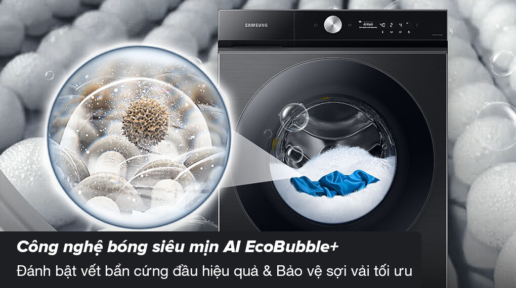 Máy giặt Samsung tích hợp công nghệ giặt vượt trội, làm sạch tối ưu