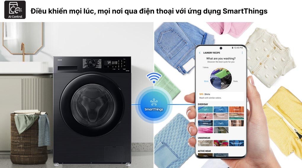 Máy giặt Samsung WW12CGC04DABSV giá rẻ – Đa tiện ích, thông minh và tiết kiệm