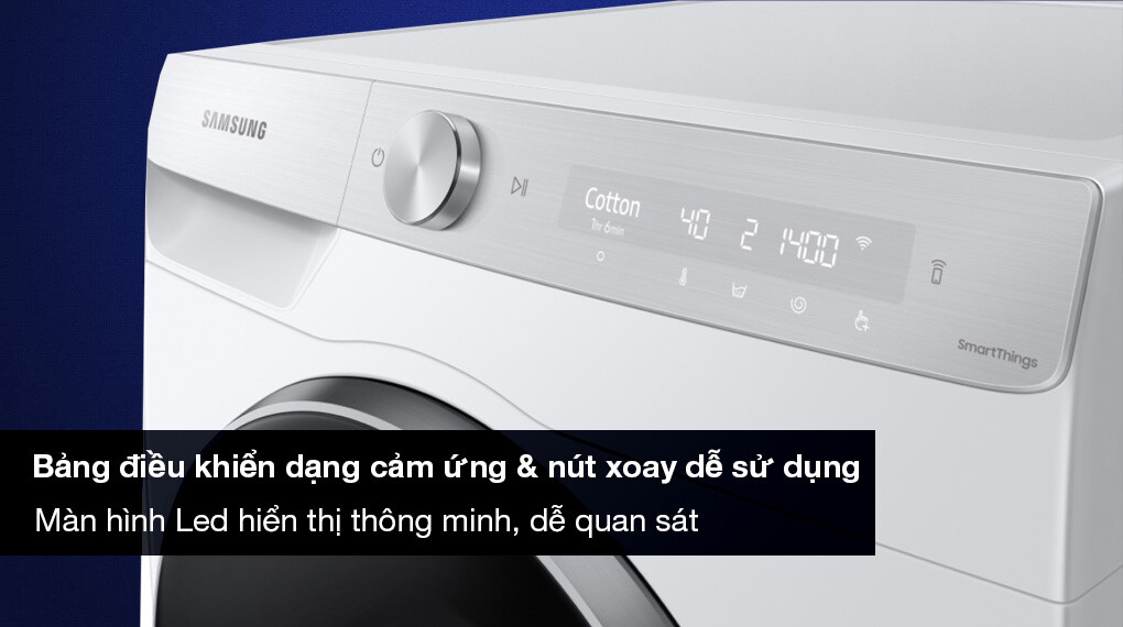 Máy giặt Samsung WW12CGP44DSHSV inverter 12kg – Thiết kế hiện đại, công nghệ thông minh