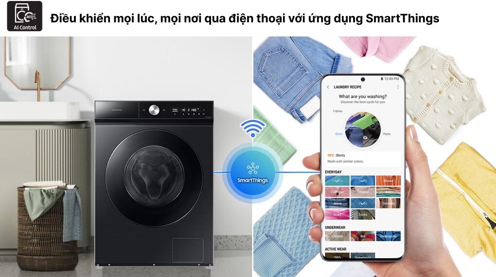 Máy giặt Samsung WW14BB944DGBSV giá rẻ – Tiện ích thông minh, dễ dàng sử dụng