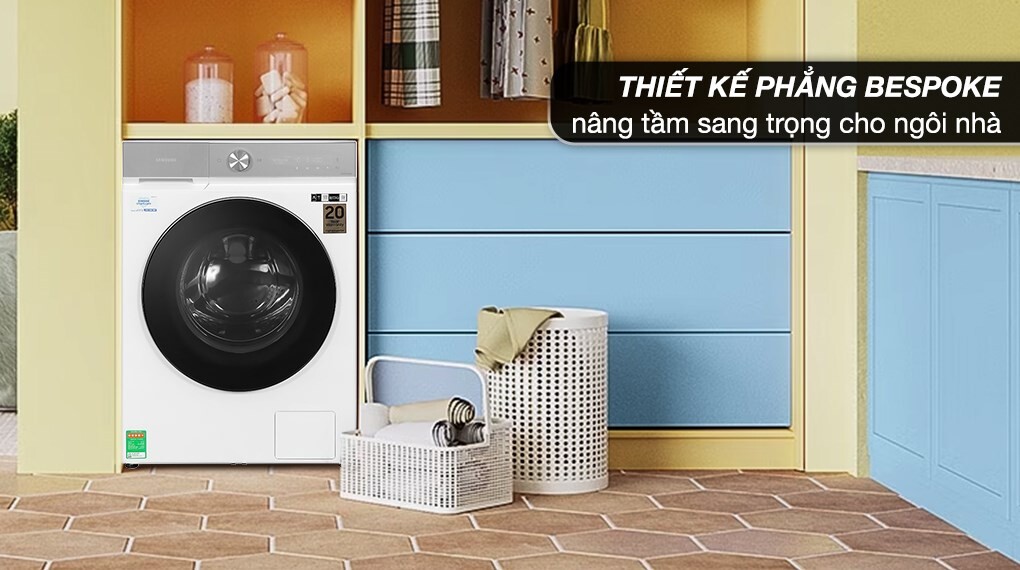 Máy giặt Samsung WW14BB944DGHSV inverter 14kg – Sang trọng, bền bỉ, dễ dàng lắp đặt