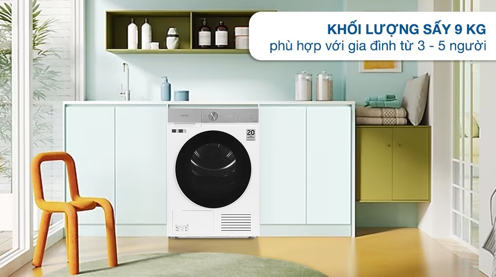 Máy sấy bơm nhiệt Samsung – Sấy khô hiệu quả, đa dạng chế độ tiện ích