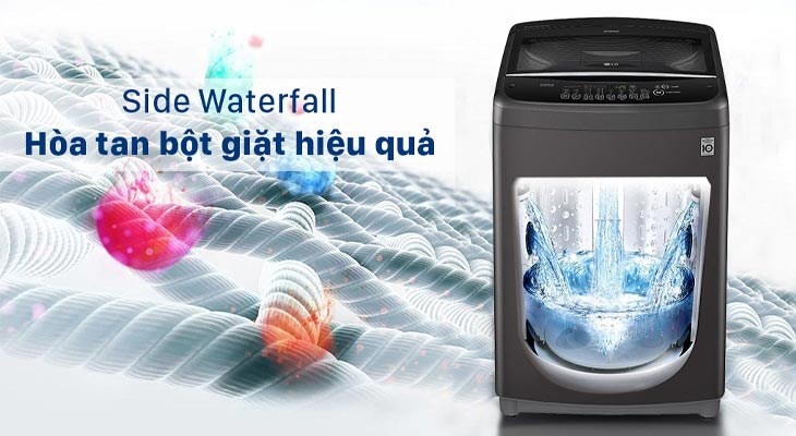Side Waterfall – Hòa Tan Bột Giặt Tối Ưu, Bảo Vệ Làn Da