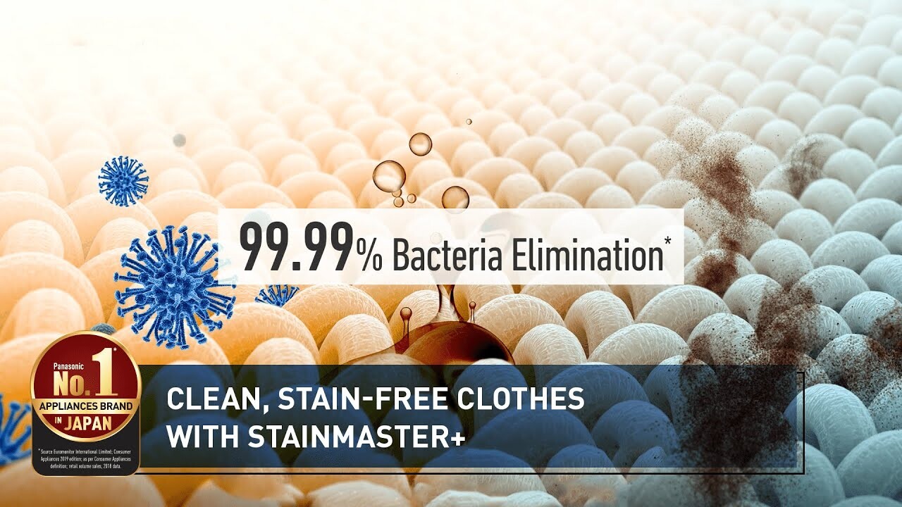 Giặt nước nóng StainMaster+ – Đánh bay vết bẩn, diệt khuẩn tối ưu