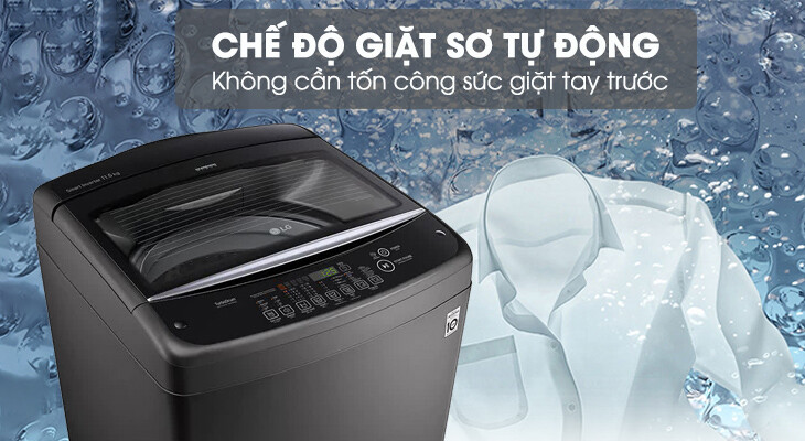 Auto Prewash+ – Giặt sơ tự động, đánh bay vết bẩn chỉ với một chạm