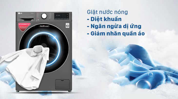 Giặt nước nóng – Diệt khuẩn sạch sâu, đánh bay vết bẩn