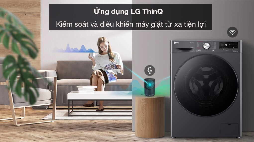 Dễ dàng điều khiển máy giặt LG từ xa với ứng dụng SmartThinQ