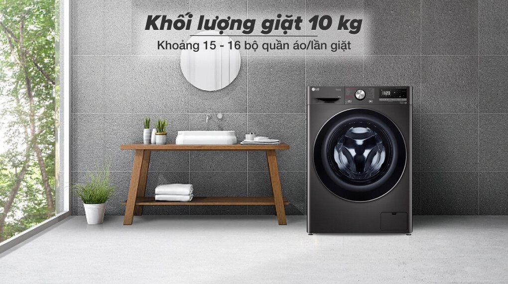 Máy giặt LG FV1410S4B inverter 10 kg