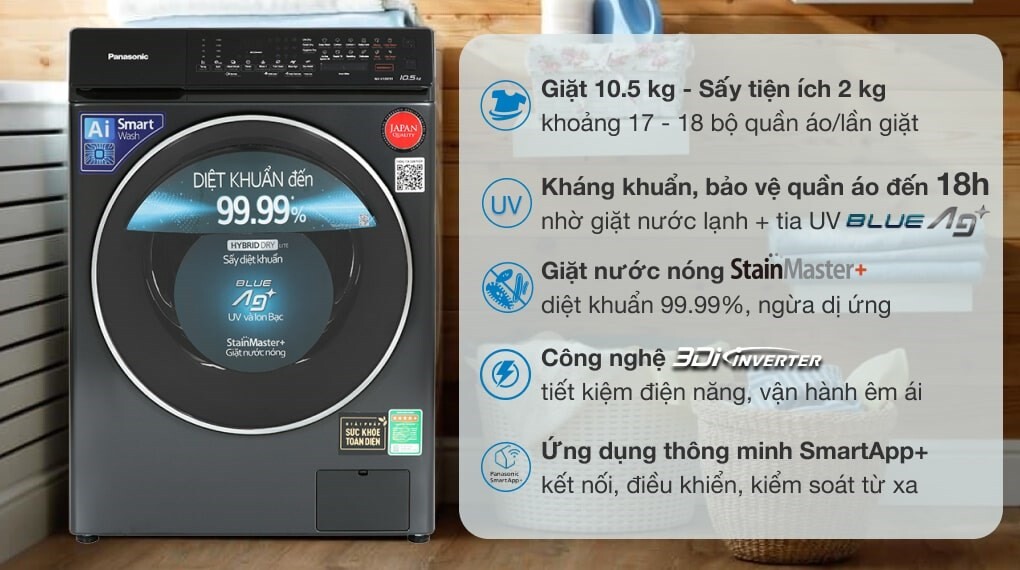Lựa Chọn Dung Tích Máy Giặt Phù Hợp