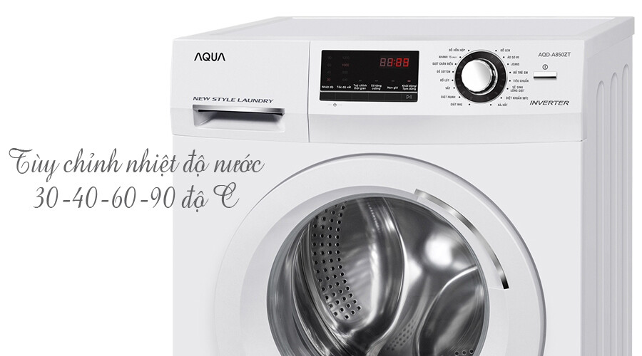 Sử dụng nhiệt độ nước phù hợp để giặt hiệu quả hơn
