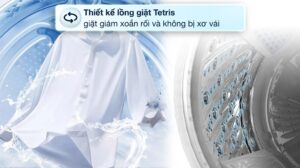 Lồng giặt Tetris – Giảm xoắn rối, giặt sạch tối ưu