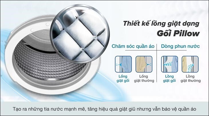 Lồng giặt Pillow – Bền bỉ, giặt sạch và bảo vệ vải tối ưu
