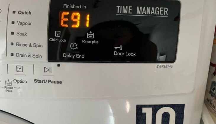 Lỗi E91 trên máy giặt Electrolux là gì?