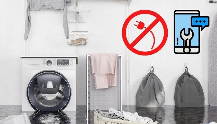 Máy giặt đặt ở nơi ẩm ướt gây lỗi E91