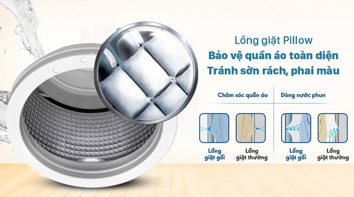 Lồng Giặt Pillow – Bảo Vệ Quần Áo Tối Ưu